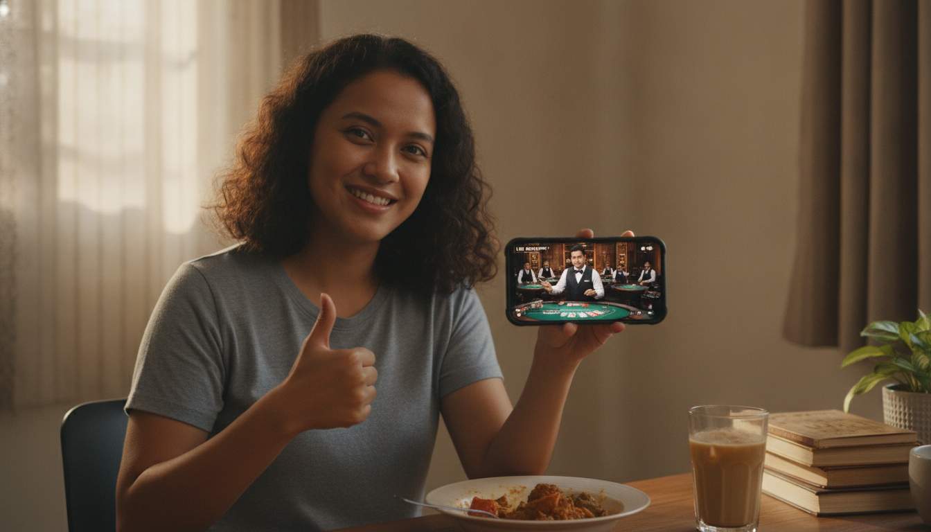 Engaging live table casino experience
